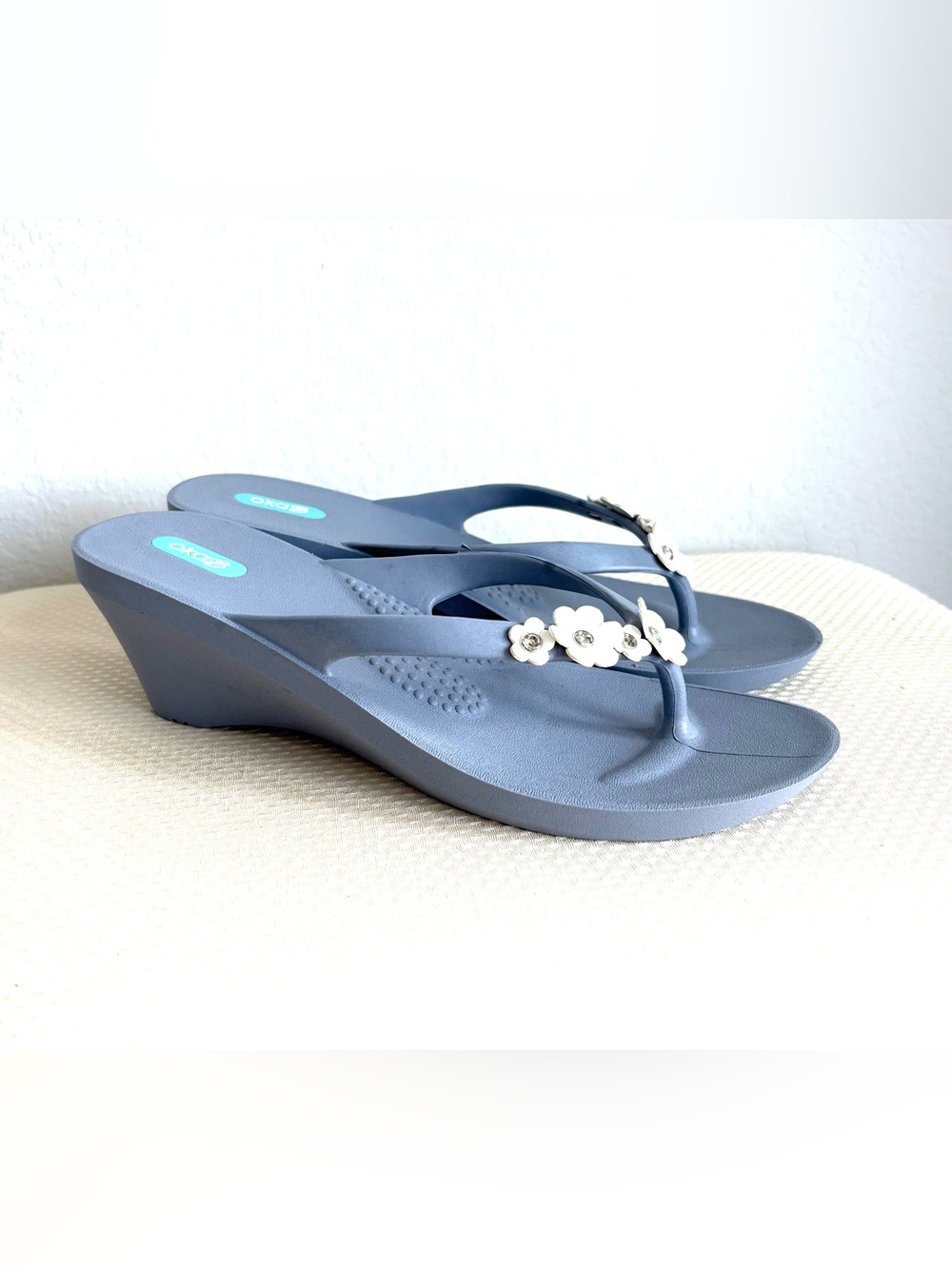 OKA b. Margot Wedge Flip Flops